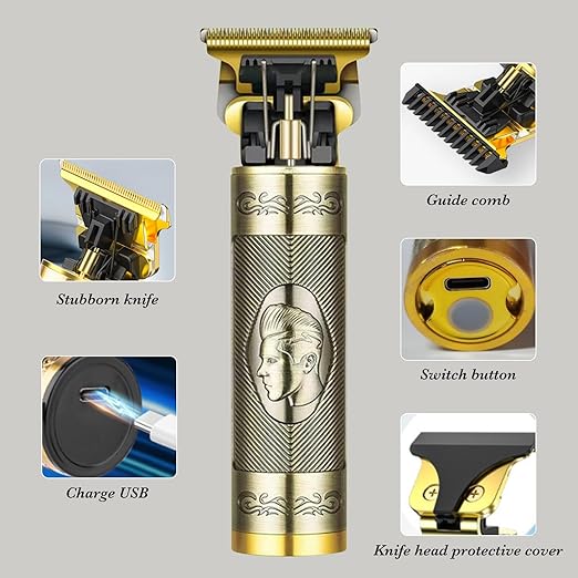 ✂️ 3-in-1 Hair Clipper & Beard Trimmer Set