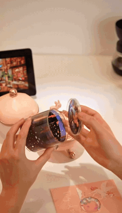 Bunny's Carousel Projection Lamp