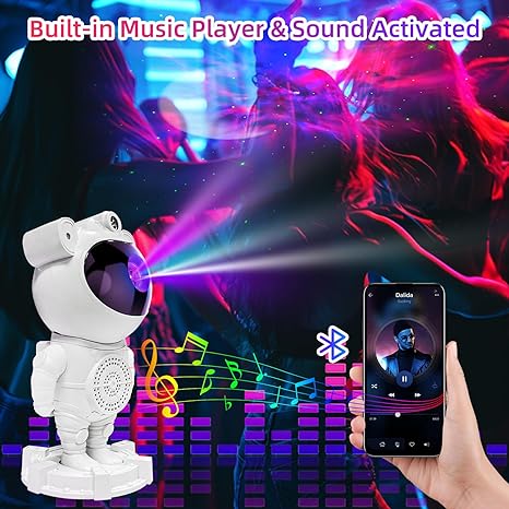 Astronaut Galaxy Projector – Nebula Star Light with Remote