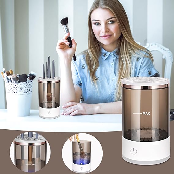 Automatic Multi MakeUp Brush Cleaner