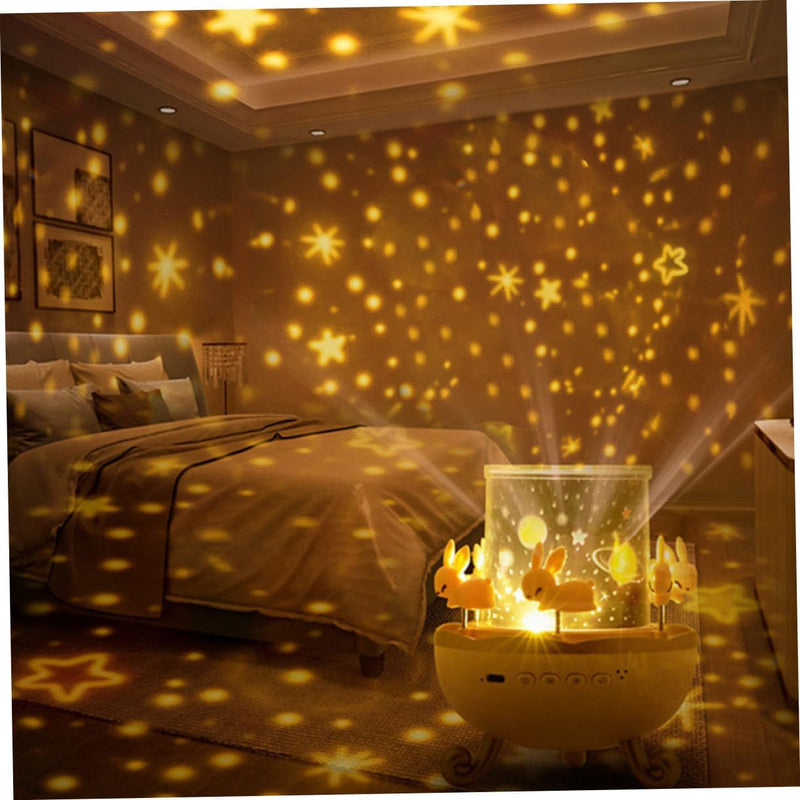 Bunny's Carousel Projection Lamp