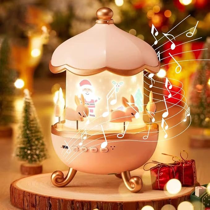 Bunny's Carousel Projection Lamp