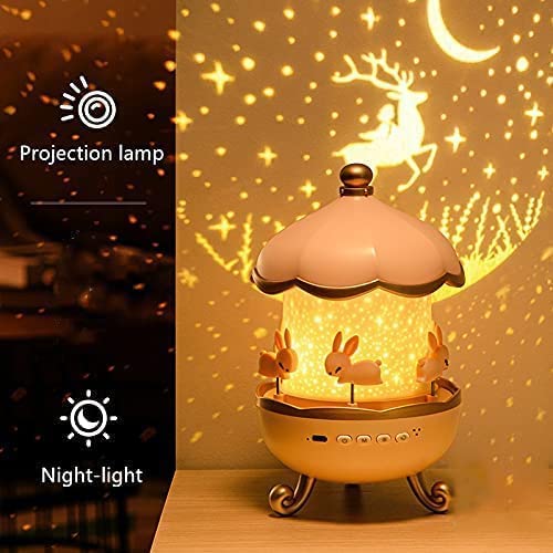 Bunny's Carousel Projection Lamp