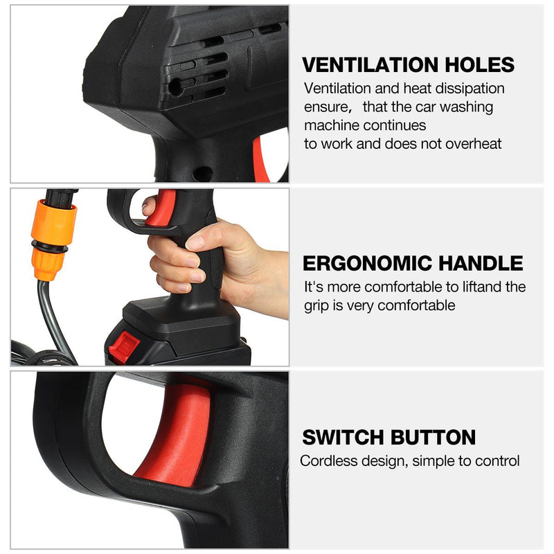 🚗 Car Pressure Washer – Cordless High-Pressure Cleaning Tool