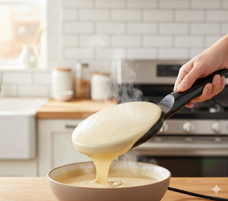 Cyber Silver Crest Electric Crepe Maker (800W)