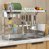 🍽️ Multi-Function Kitchen Dish Rack (Over Sink Organizer)