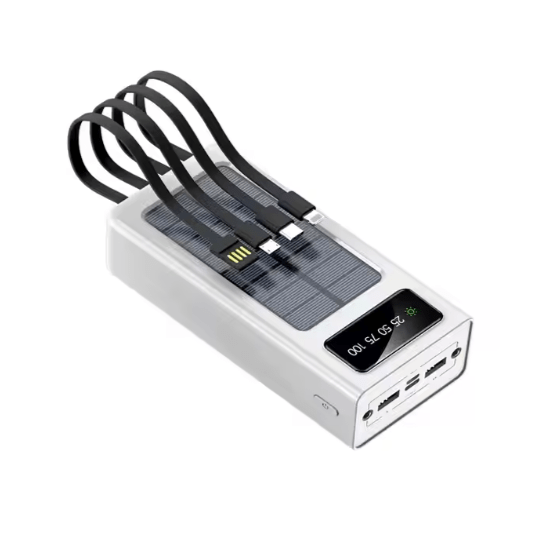 🔋 30000mAh Solar Power Bank (Fast Charging)