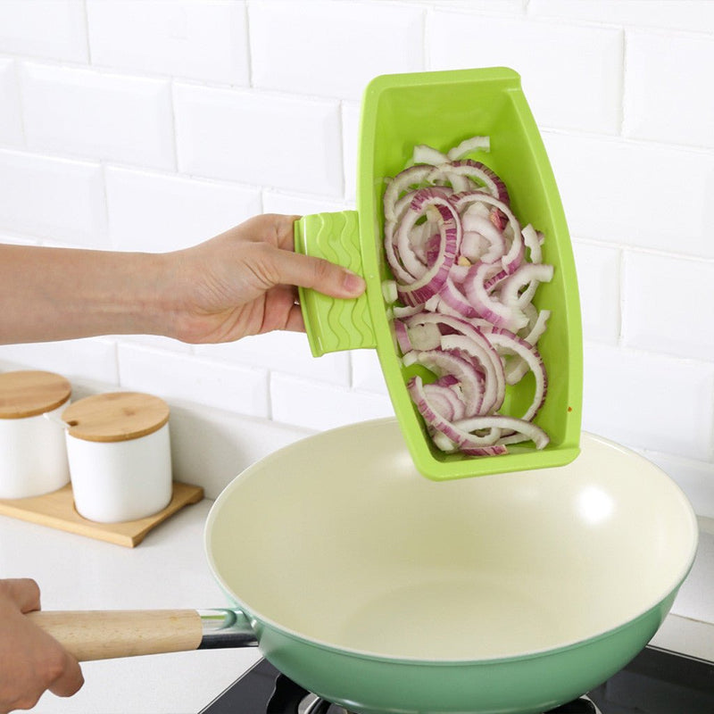 🥬 3-in-1 Multi-Function Cutting Board with Drain Basket