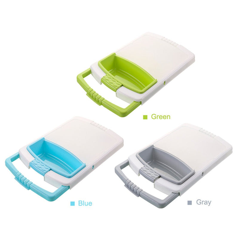 🥬 3-in-1 Multi-Function Cutting Board with Drain Basket