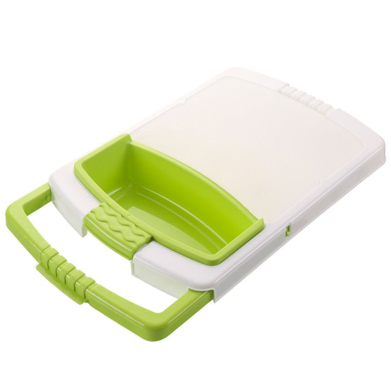 🥬 3-in-1 Multi-Function Cutting Board with Drain Basket