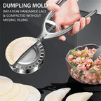 Stainless Steel Dumpling Mold – Easy Dumpling Maker Press Tool