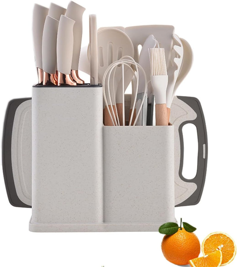 🍳 19PCS Kitchen Utensil & Knife Set