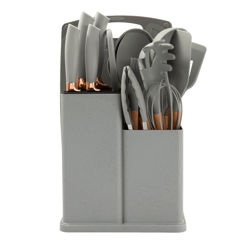 🍳 19PCS Kitchen Utensil & Knife Set