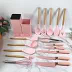 🍳 19PCS Kitchen Utensil & Knife Set