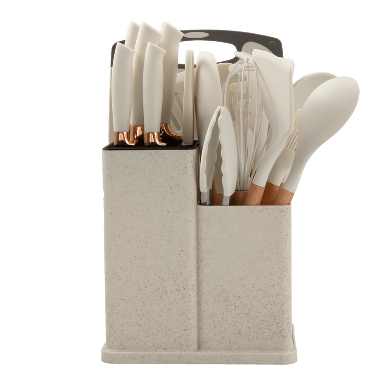 🍳 19PCS Kitchen Utensil & Knife Set