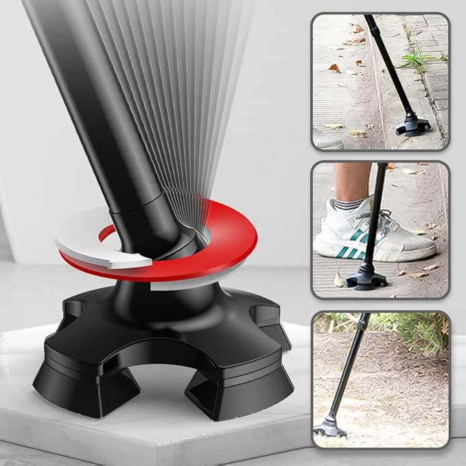 🦯 Foldable Walking Cane (Portable Support Stick)