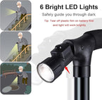 🦯 Foldable Walking Cane (Portable Support Stick)