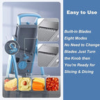 🥗 Multi-Function Vegetable Cutter with Storage Box