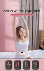 💖 Menstrual Heating Pad with Massage (Portable Pain Relief Belt)