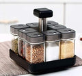 🌶️ Revolving Spice Rack (9-Piece Set