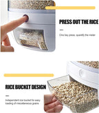 🍚 Rotating Food Storage Dispenser (Multi-Grain Container)