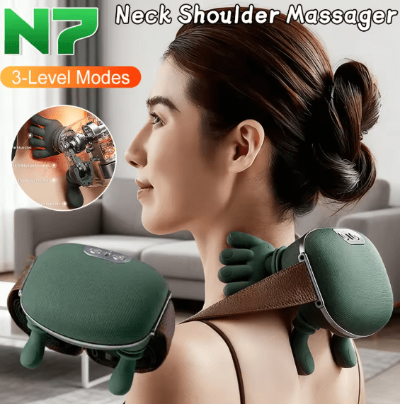 💆‍♂️ Shoulder & Neck Massager (Portable Relaxation Device)