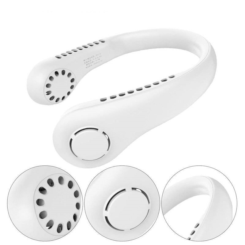 Vaneless Neck Hanging Fan – Bladeless Wearable Cooling Fan