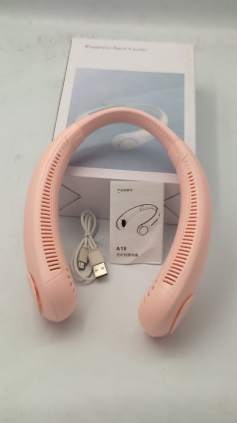 Vaneless Neck Hanging Fan – Bladeless Wearable Cooling Fan