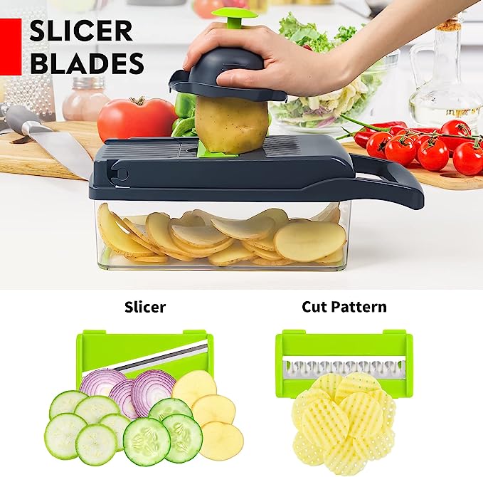 🥗 Vegetable Cutter, Chopper & Slicer (All-in-One Kitchen Tool)
