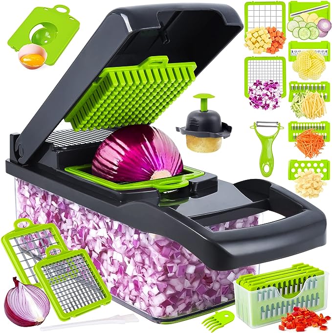 🥗 Vegetable Cutter, Chopper & Slicer (All-in-One Kitchen Tool)