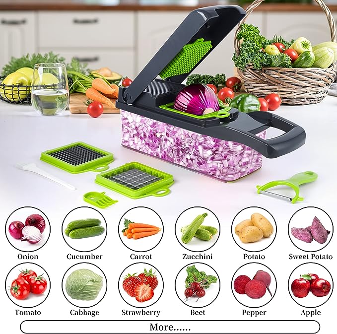 🥗 Vegetable Cutter, Chopper & Slicer (All-in-One Kitchen Tool)