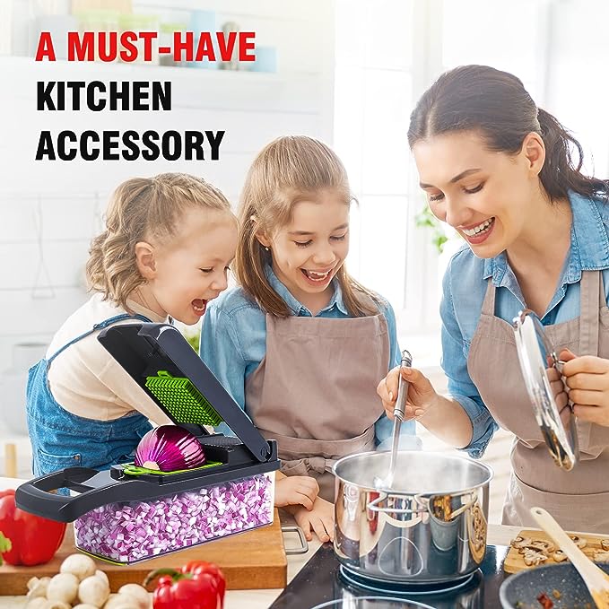 🥗 Vegetable Cutter, Chopper & Slicer (All-in-One Kitchen Tool)