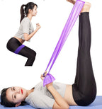 Yoga fitness resistance band - 3 Lengths for All Heights